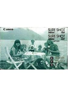 Canon SureShot Megazoom manual. Camera Instructions.